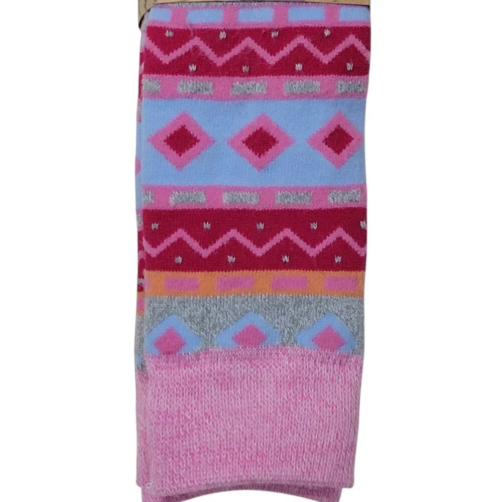 Northeast Outfitters Ski Socks Girls Youth Size 13k-4 Fully Cushioned 2 Pair NEW
